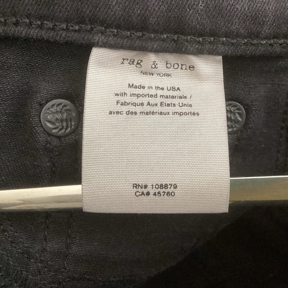 Rag & Bone Metallic Red High Rise Ankle Skinny Jeans Size 26 W15661769RDM USA - Picture 4 of 4